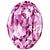 Preciosa Fancy Stones Oval Rose-Preciosa Fancy Stones-8x6mm - Pack of 144 (Wholesale)-Bluestreak Crystals