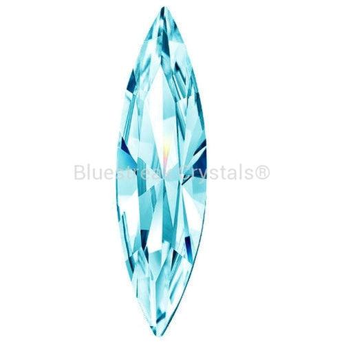 Preciosa Fancy Stones Slim Navette Aqua Bohemica-Preciosa Fancy Stones-11x3mm - Pack of 144 (Wholesale)-Bluestreak Crystals