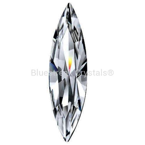 Preciosa Fancy Stones Slim Navette Black Diamond-Preciosa Fancy Stones-11x3mm - Pack of 144 (Wholesale)-Bluestreak Crystals