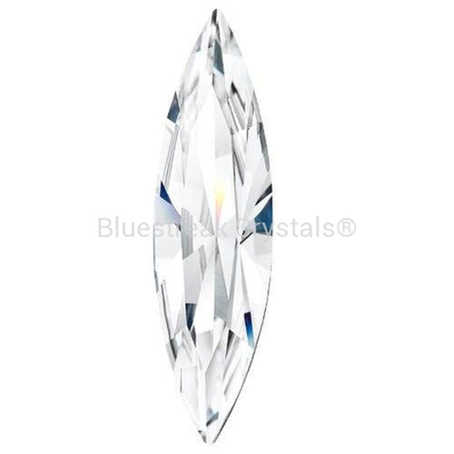 Preciosa Fancy Stones Slim Navette Crystal-Preciosa Fancy Stones-11x3mm - Pack of 4-Bluestreak Crystals