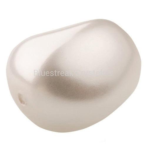 Preciosa Pearls Elliptic Cream-Preciosa Pearls-11x9.5mm - Pack of 10-Bluestreak Crystals