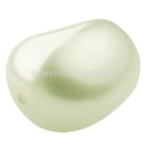 Preciosa Pearls Elliptic Light Green-Preciosa Pearls-11x9.5mm - Pack of 10-Bluestreak Crystals