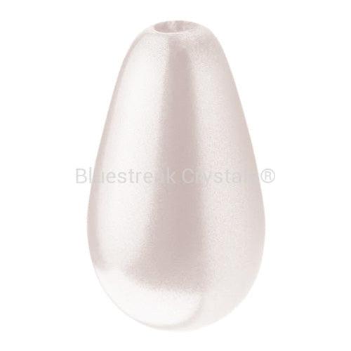 Preciosa Pearls Pear Light Creamrose-Preciosa Pearls-10x6mm - Pack of 10-Bluestreak Crystals