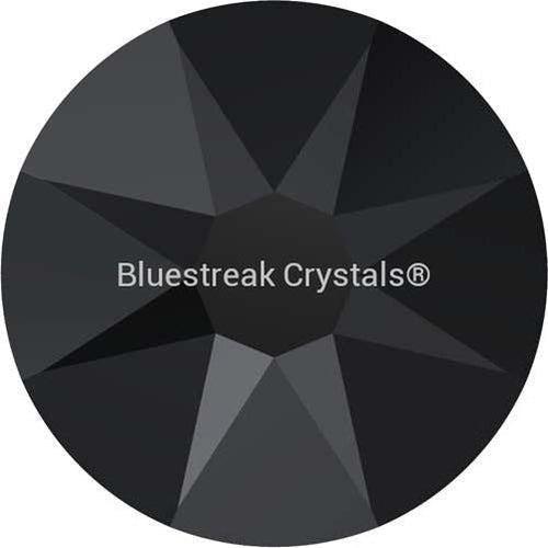 Serinity Colour Sample Service Flatbacks - Standard Colours-Bluestreak Crystals® Sample Service-Jet (UNFOILED)-Bluestreak Crystals