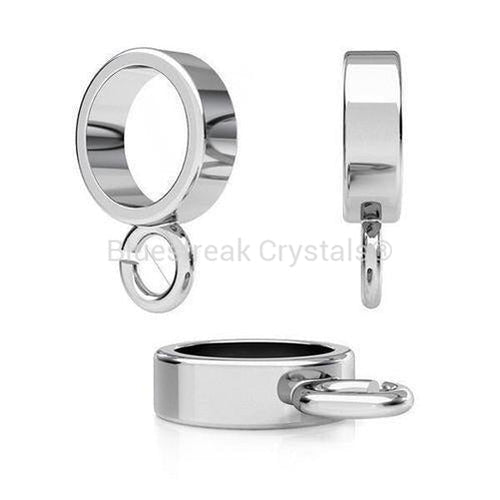 Sterling Silver (925) Spacer Rings-Findings For Jewellery-Plain Spacer Ring 6mm - Pack of 1-Bluestreak Crystals