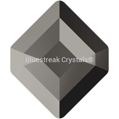 Swarovski Hotfix Flat Back Crystals Concise Hexagon (2777) Jet Hematite-Swarovski Hotfix Flatback Crystals-5x4.2mm - Pack of 8-Bluestreak Crystals
