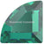 Swarovski Hotfix Flat Back Crystals Connector (2715) Emerald-Swarovski Hotfix Flatback Crystals-3mm - Pack of 12-Bluestreak Crystals