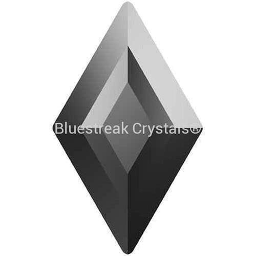 Swarovski Hotfix Flat Back Crystals Diamond (2773) Jet Hematite-Swarovski Hotfix Flatback Crystals-5x3mm - Pack of 8-Bluestreak Crystals