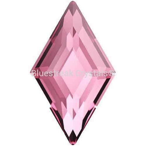 Swarovski Hotfix Flat Back Crystals Diamond (2773) Light Rose-Swarovski Hotfix Flatback Crystals-5x3mm - Pack of 8-Bluestreak Crystals