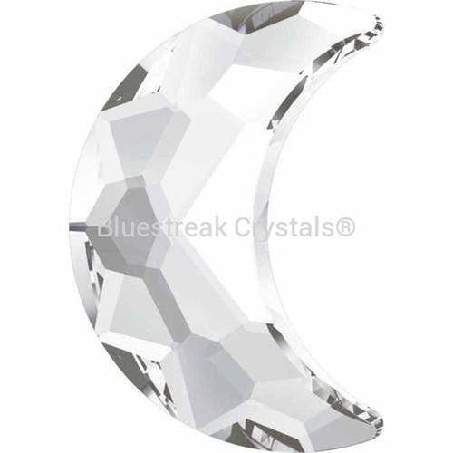 Swarovski Hotfix Flat Back Crystals Moon (2813) Crystal-Swarovski Hotfix Flatback Crystals-8x5.5mm - Pack of 4-Bluestreak Crystals