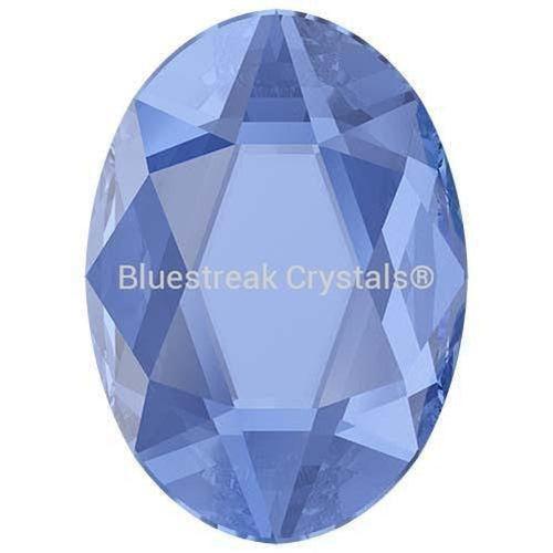 Swarovski Hotfix Flat Back Crystals Oval (2603) Sapphire-Swarovski Hotfix Flatback Crystals-4x3mm - Pack of 10-Bluestreak Crystals