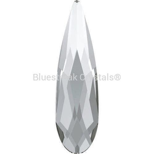 Swarovski Hotfix Flat Back Crystals Raindrop (2304) Crystal-Swarovski Hotfix Flatback Crystals-10x2.8mm - Pack of 6-Bluestreak Crystals
