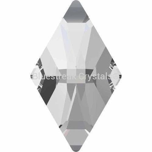 Swarovski Hotfix Flat Back Crystals Rhombus (2709) Crystal-Swarovski Hotfix Flatback Crystals-10x6mm - Pack of 4-Bluestreak Crystals