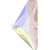 Swarovski Hotfix Flat Back Crystals Triangle Alpha (2738) Crystal AB-Swarovski Hotfix Flatback Crystals-10x5mm - Pack of 6-Bluestreak Crystals
