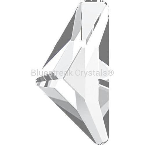 Swarovski Hotfix Flat Back Crystals Triangle Alpha (2738) Crystal-Swarovski Hotfix Flatback Crystals-10x5mm - Pack of 6-Bluestreak Crystals