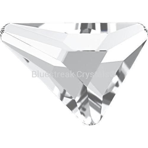 Swarovski Hotfix Flat Back Crystals Triangle Beta (2739) Crystal-Swarovski Hotfix Flatback Crystals-5.8x5.3mm - Pack of 10-Bluestreak Crystals
