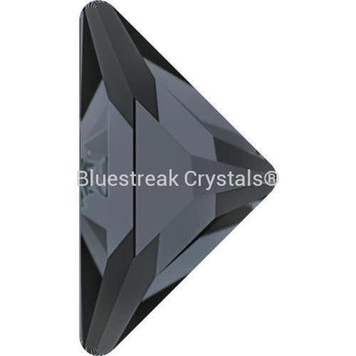 Swarovski Hotfix Flat Back Crystals Triangle Gamma (2740) Crystal Silver Night-Swarovski Hotfix Flatback Crystals-8.3x8.3mm - Pack of 4-Bluestreak Crystals