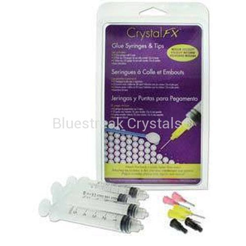 Syringes & Tips for Glue-Glue-Bluestreak Crystals